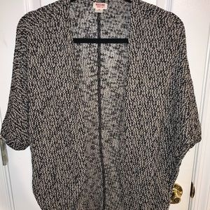 Marbled Open Cardigan